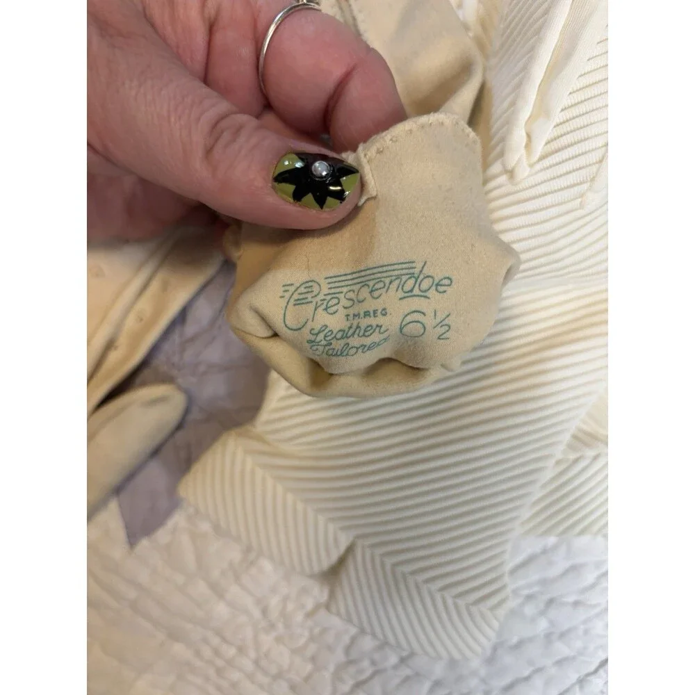 Vintage Glove Lot 50s/60s Women's 3 Pairs One Marked Size 6 1/2